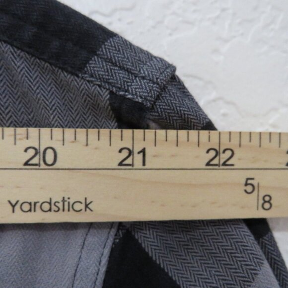 G.H.Bass Co.* Men's Long Sleeve Button Down Curved Hem Chest Pocket Shirt~ Large - Picture 7 of 12